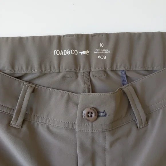 Toad & Co Liv Shorts Brown Womens 10 - Picture 4 of 6